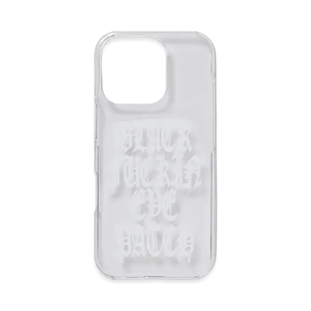 BlackEyePatch OE BFEP Iphone Case (iPhone 16) "Clear/White"