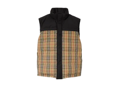 Burberry Men's Reversible Puffer Gilet "Archive Beige"