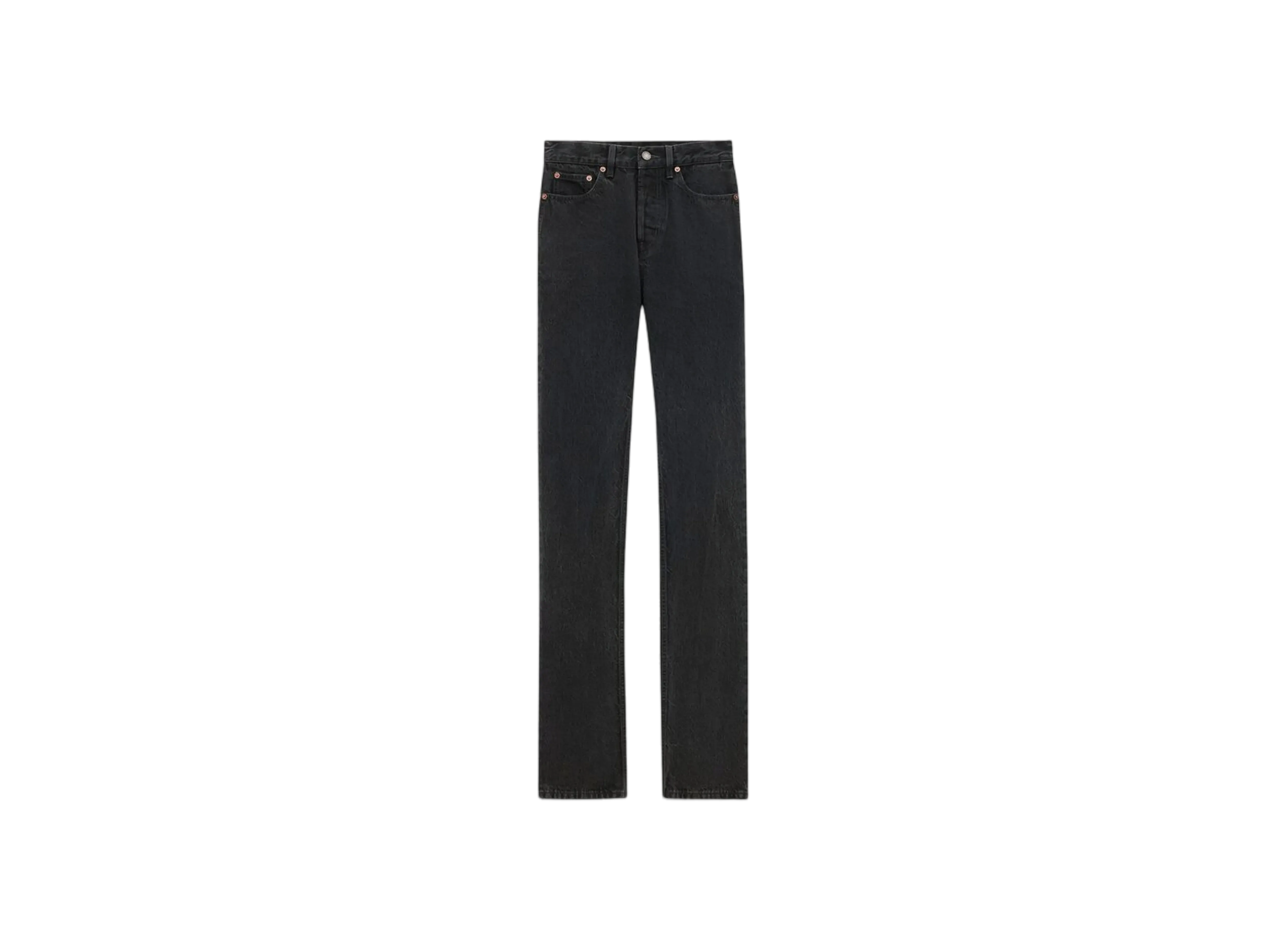 Saint Laurent Women's 90's Slim Jeans "Black"