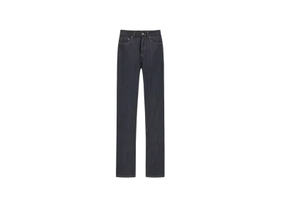 Saint Laurent Women's 90's Slim Jeans "Indigo Raw"