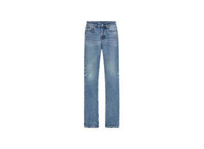 Saint Laurent Women's 90's Slim Jeans "50S Blue"