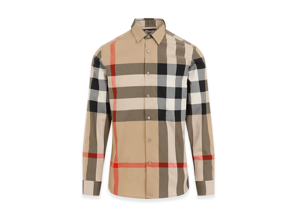 Burberry Check Cotton Shirt "Checked"