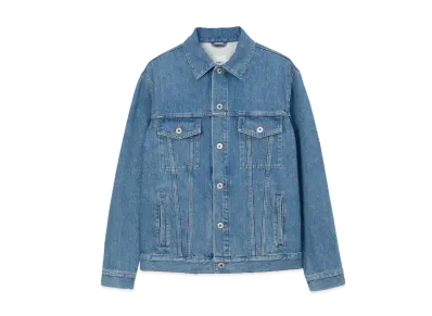 Burberry Men's Heavyweight Denim Jacket "Mid Blue"