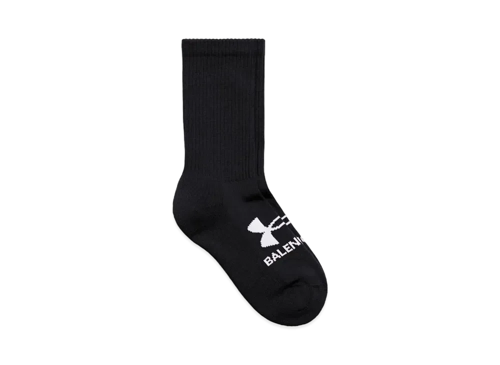 BALENCIAGA x Under Armour ® Tennis Socks "Black/White"
