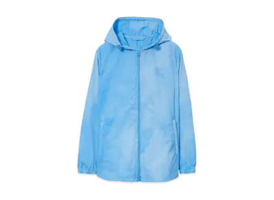 Burberry Men's Cotton Blend Jacket "Bright Cerulean Blue"
