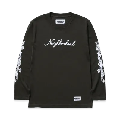 NEIGHBORHOOD One Third Kids OT . Tee LS-6 "Olive Drab"