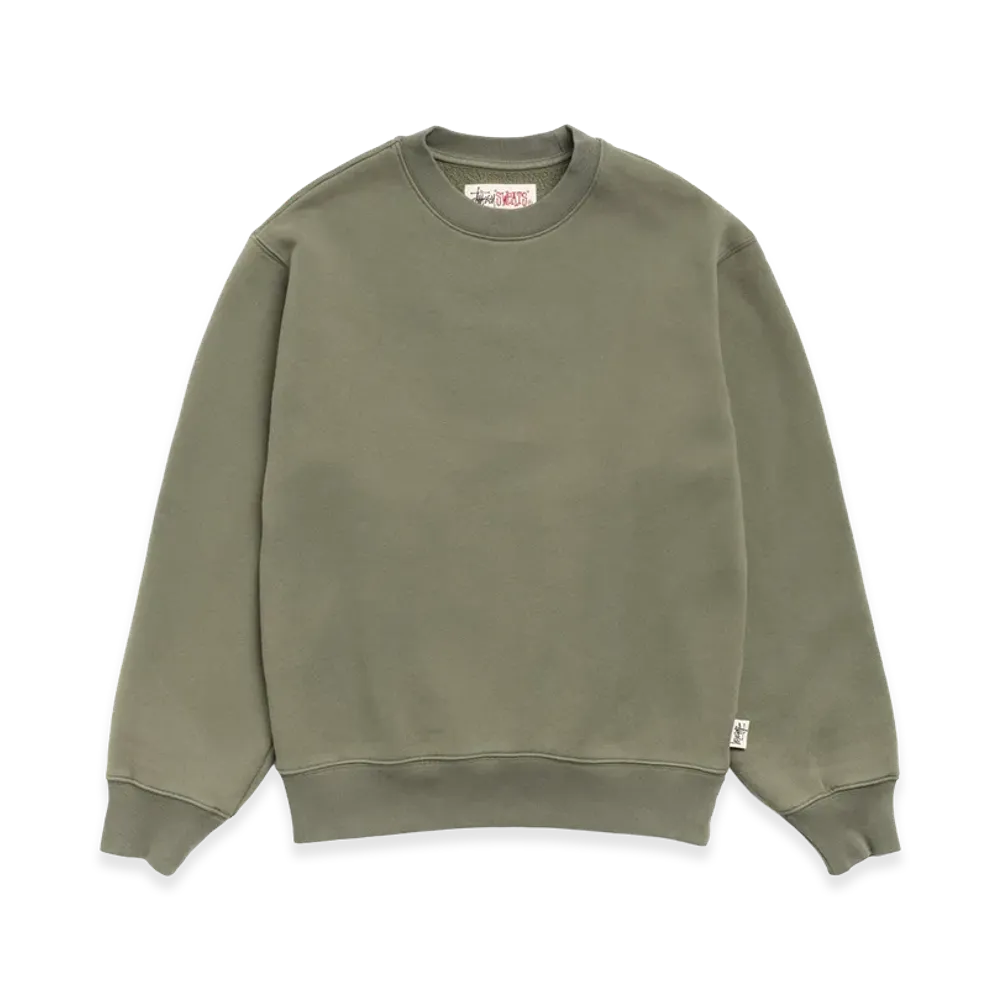 Stussy Fleece Crew "Green"