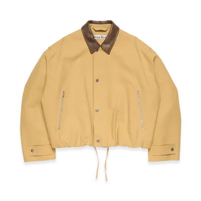 Acne Studios Twill Bomber Jacket "Sand Beige"