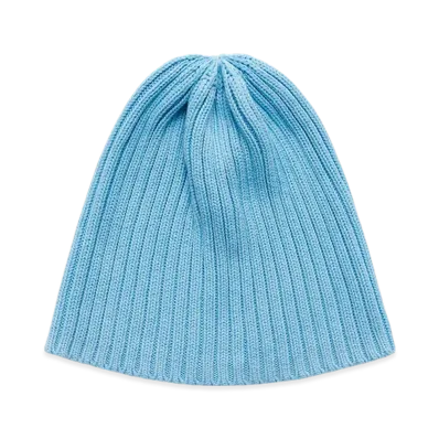 OUR LEGACY Women's Boston Beanie "Natural Dye Sky Dry Cotton"