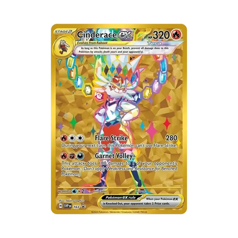 エースバーンex P [SVP EN 163]【英語版】(スカーレット&バイオレット「プロモーションカード」)