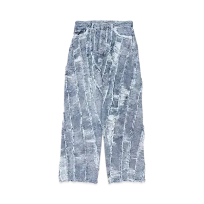 TAAKK denim pants "INDIGO CHEMICAL"