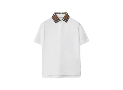 Burberry Kids Polo Shirt "White"