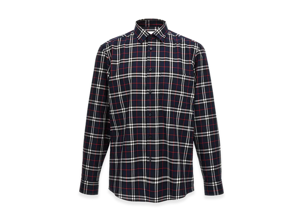 Burberry Check Shirt "Blue"