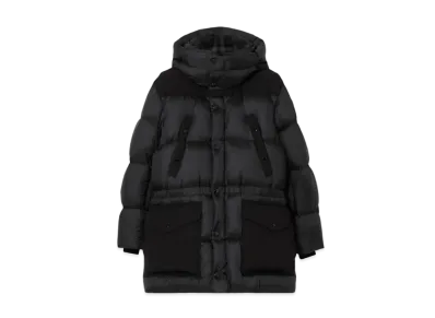 Burberry Men's Nylon Puffer Coat "Charcoal Grey"