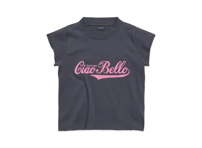 BALENCIAGA Ciao Bello Shrunk T-shirt "Black"