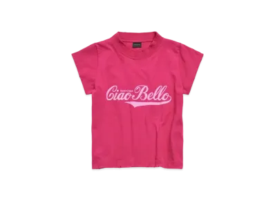BALENCIAGA Ciao Bello Shrunk T-shirt "Pink"