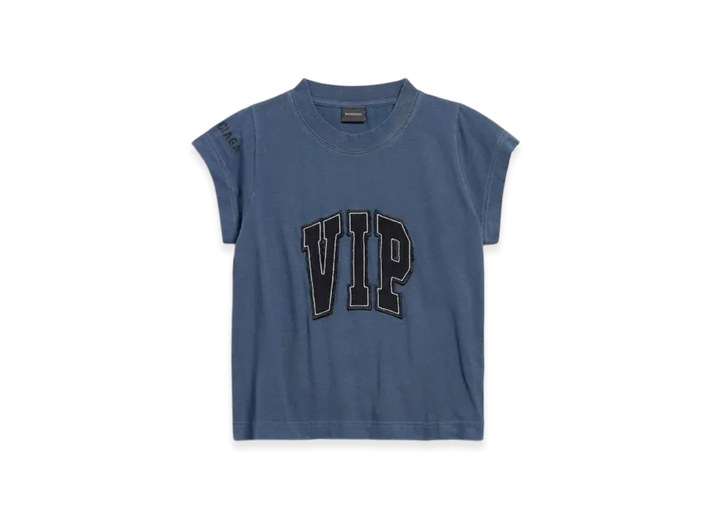 バレンシアガ VIP チーム ロゴ シュランク Tシャツ 