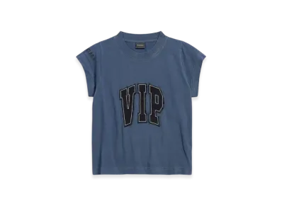 BALENCIAGA Vip Team Logo Shrunk T-Shirt "Blue"