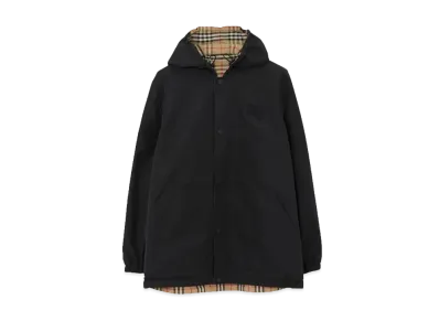 Burberry Men's Reversible Check Nylon Jacket "Archive Beige"