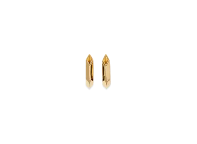 Burberry Hollow Spike Earrings "Gold"
