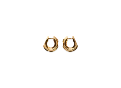 Burberry Small Hollow Hoop Earrings "Gold"