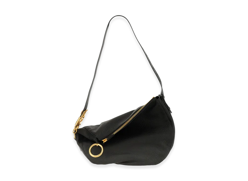 Burberry Women's Leather Knight Medium Shoulder Bag "Black"