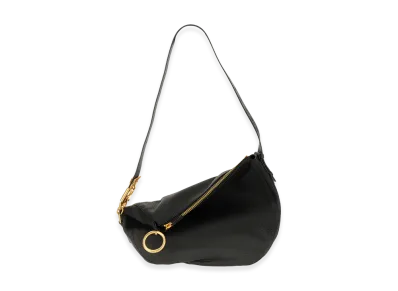 Burberry Women's Leather Knight Medium Shoulder Bag "Black"