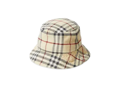 Burberry Women's Classic Bucket Hat "Stone"