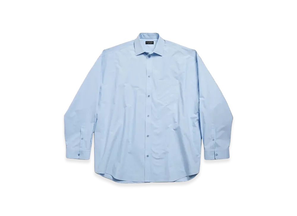 BALENCIAGA Oversized Shirt "Light Blue"