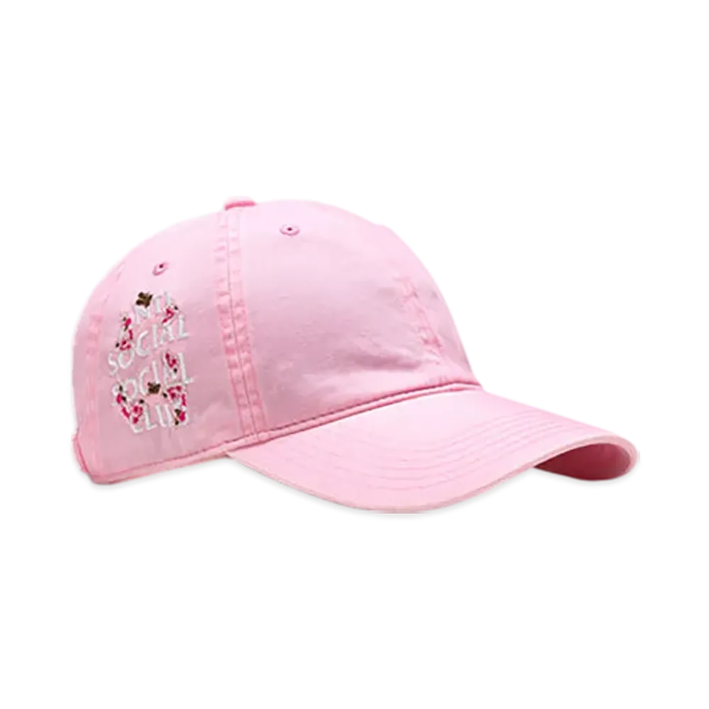 ANTI SOCIAL SOCIAL CLUB Embroidered Cap "Pink"