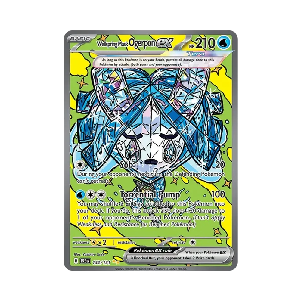オーガポン いどのめんex SIR [PRE EN 152/131]【英語版】(スカーレット&バイオレット「プリズマティックエボリューションズ」)