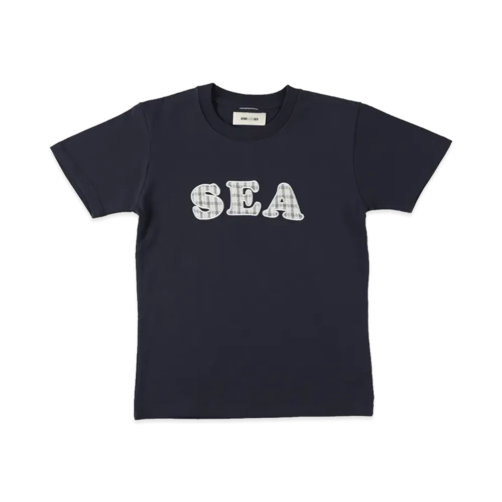 WIND AND SEA Kids Logo Patch S/S Tee "Navy"