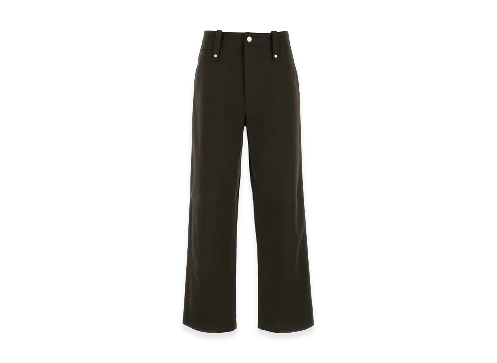 Burberry Cotton Wide-Leg Pant "Brown/Chocolate"