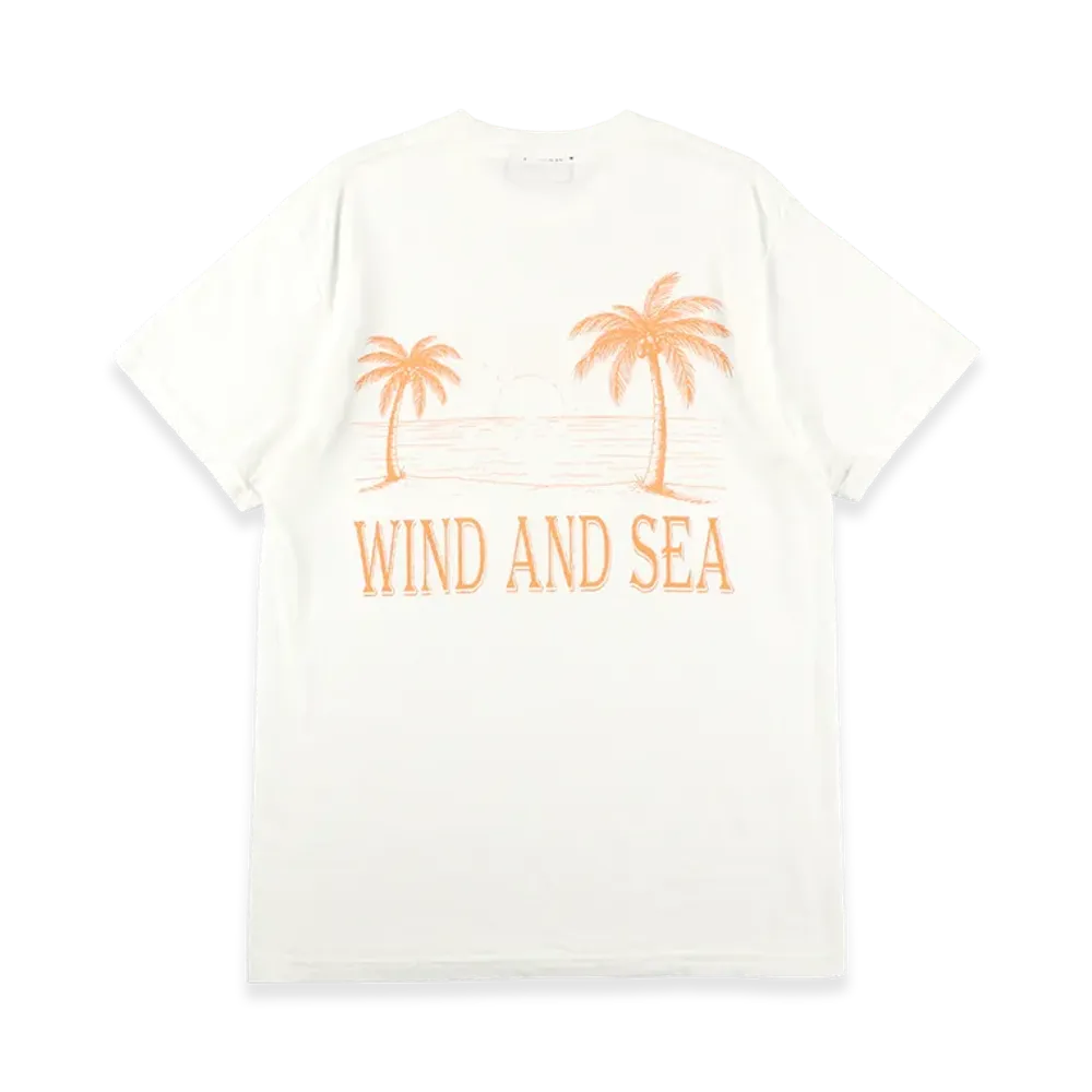 WIND AND SEA Palm Tree Logo S/S Tee "White"