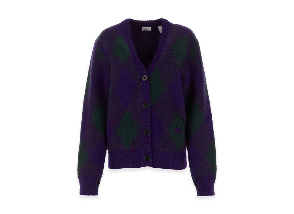 Burberry Women's Two-Tone Wool Cardigan "Multicolor"