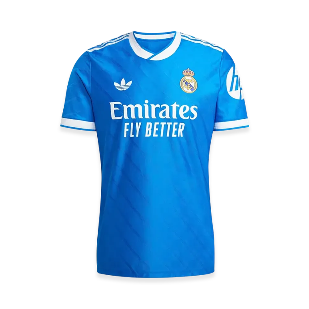 adidas Real Madrid 25/26 Third Authentic Jersey "Blue Bird"