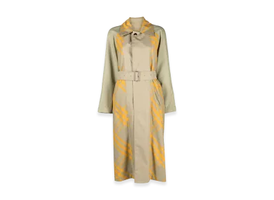 Burberry Women's Two-Tone Cotton Reversible Bradford Trench Coat "Multicolor"