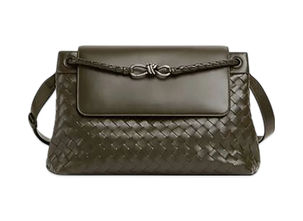Bottega Veneta Andiamo Messenger "Kaki"