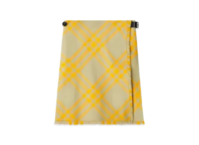 Burberry Women's Embroidered Silk Skirt "Multicolor"