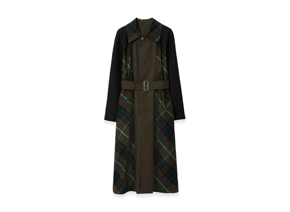 Burberry Women's Embroidered Gabardine Bradford Trench Coat "Brown"