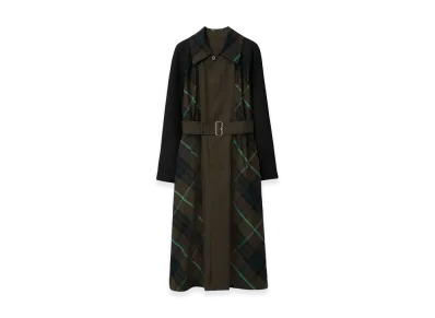 Burberry Women's Embroidered Gabardine Bradford Trench Coat "Brown"