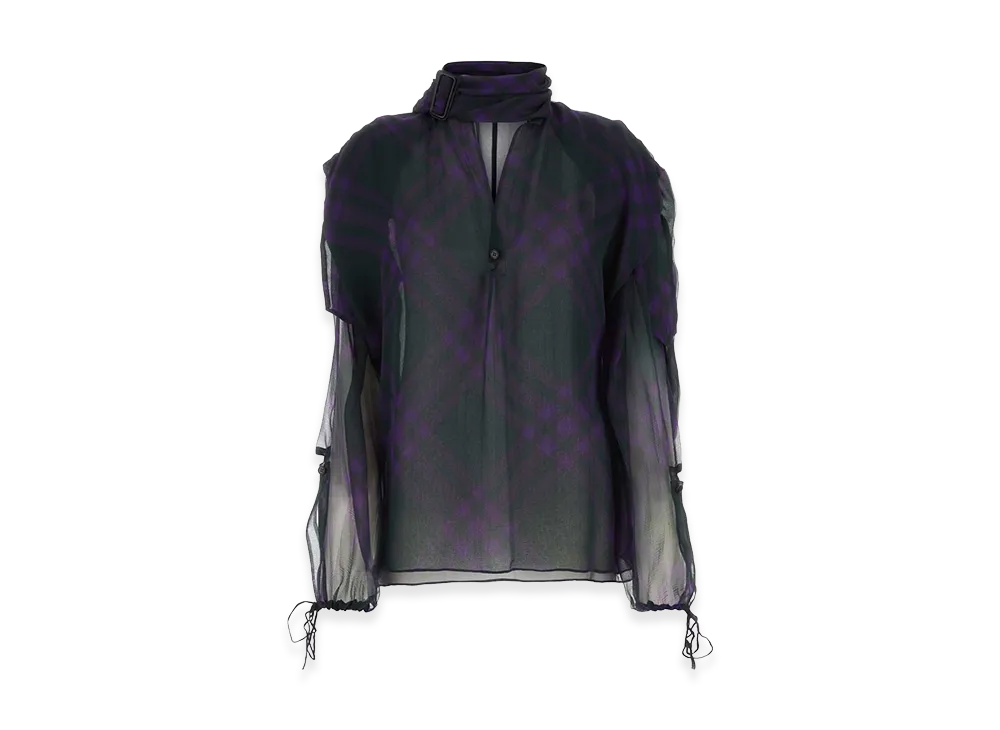 Burberry Women's Printed Crepe Blouse "Multicolor"