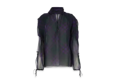 Burberry Women's Printed Crepe Blouse "Multicolor"