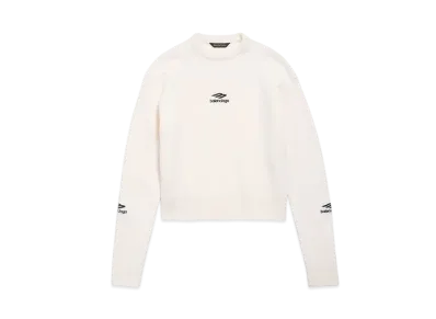 BALENCIAGA Women's Ski Crewneck "White"
