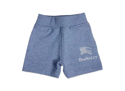 Burberry Kids Cotton Shorts "Light Blue"