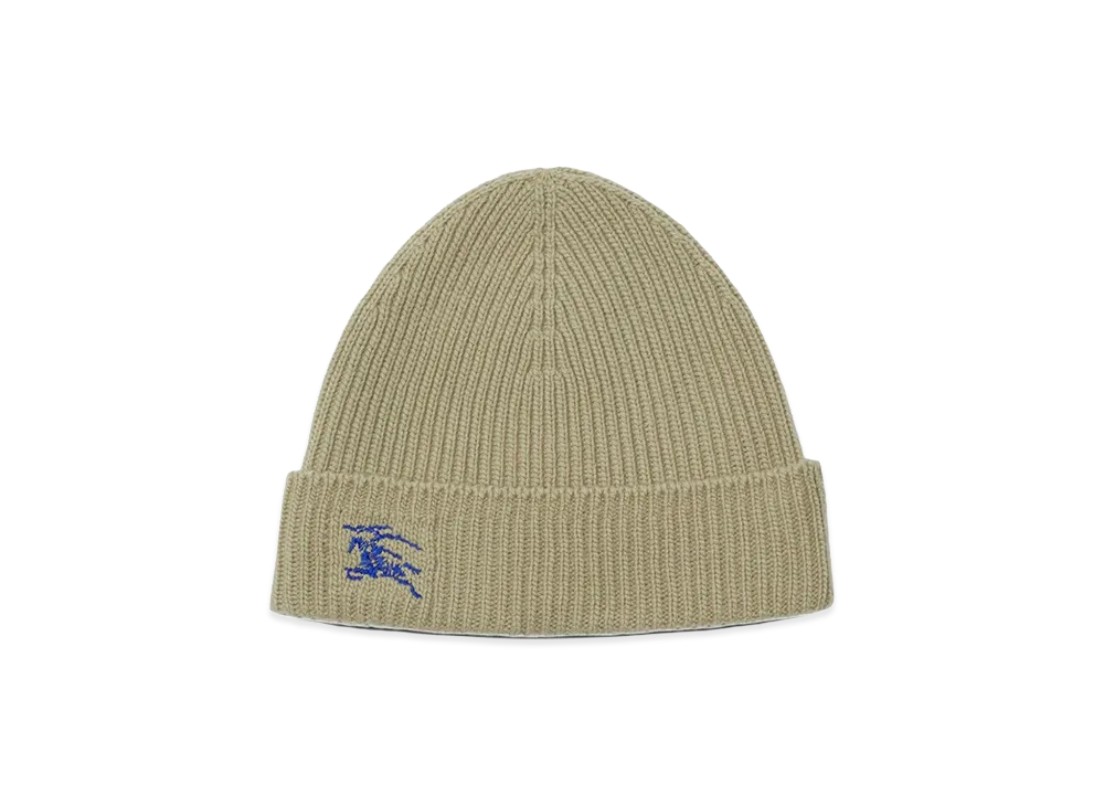 Burberry Women's Cashmere Beanie Hat "Khaki"