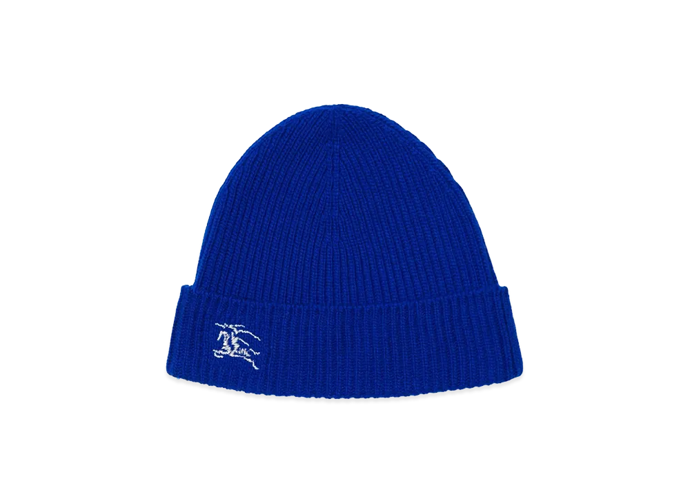 Burberry Women's Cashmere Beanie Hat "Electric Blue"