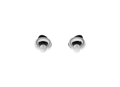BALENCIAGA Berlin Ball Ear Jewels "Silver"