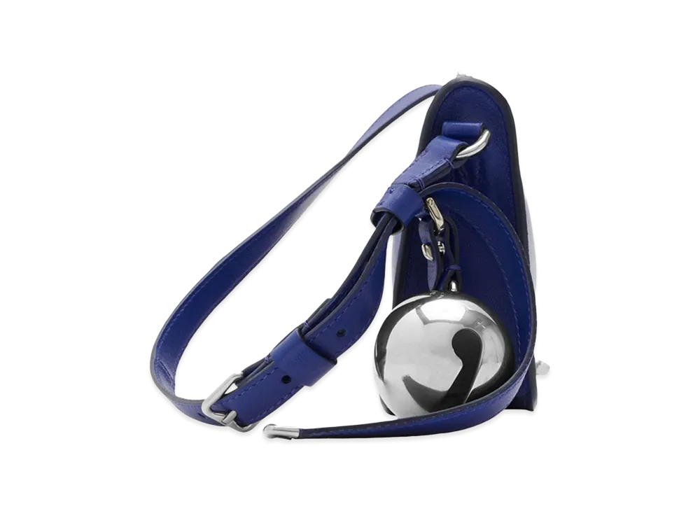 Burberry Women's Leather Shield Mini Shoulder Bag "Blue"