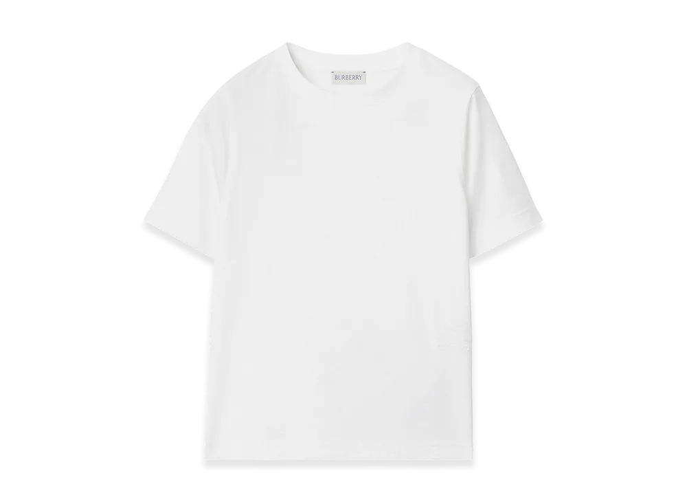 Burberry Kids Short Sleeve T-Shirt "White"